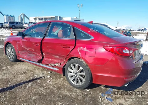 2016 Hyundai Sonata Sport z USA, uszkodzony, nr VIN 5NPE34AF9GH359111